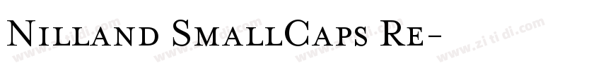 Nilland SmallCaps Re字体转换